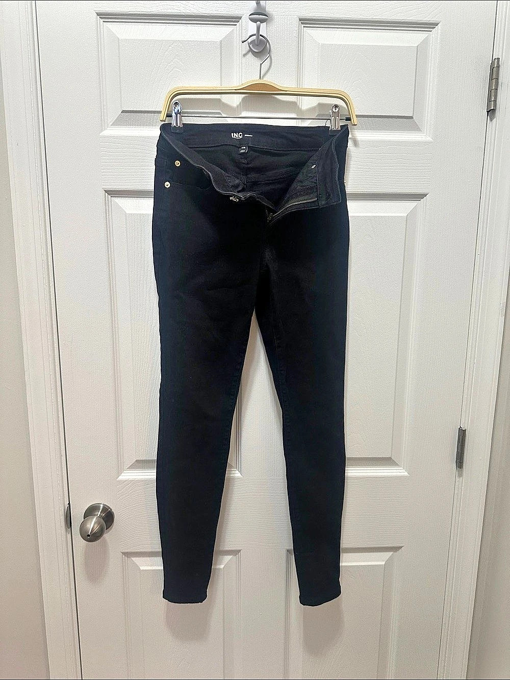 INC International Concepts Black Skinny Jeans